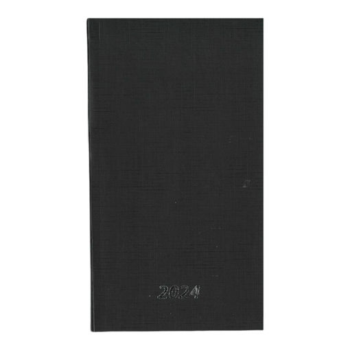 Picture of DIARY WALLET SIZE BLACK 2024
